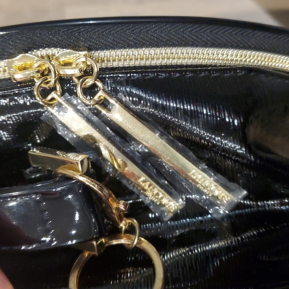 Lancome Le Parisian Black Cosmetic Faux Leather Train Case - Picture 4 of 9